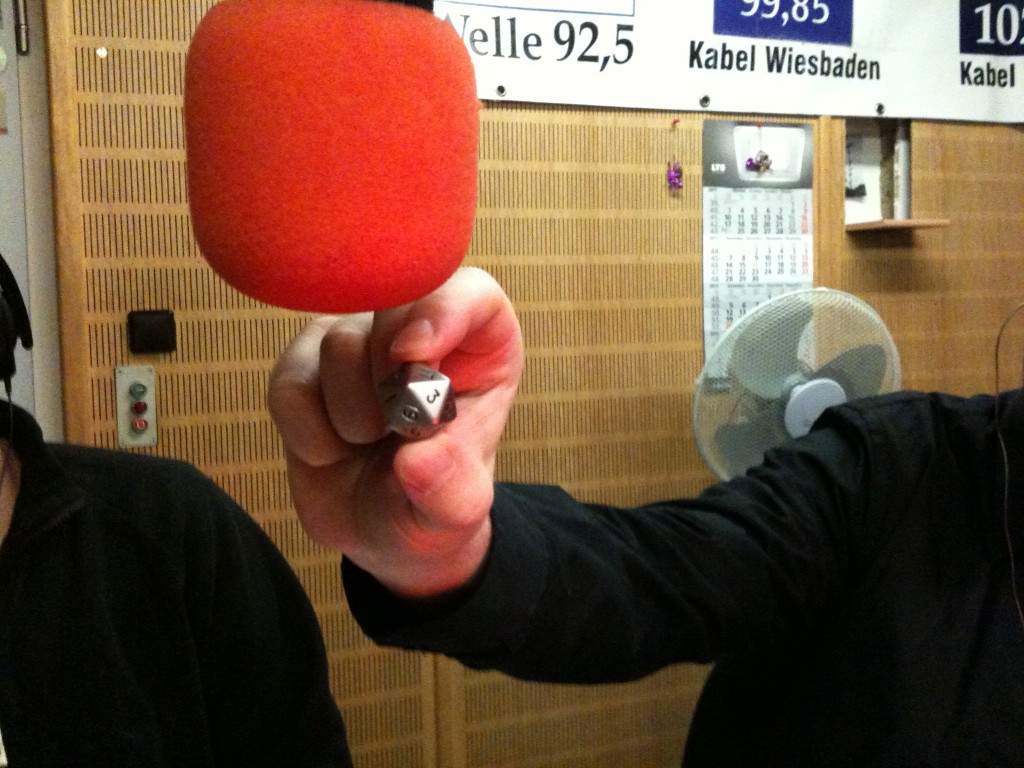 Würfel am mic :D